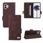 For Nothing Phone 2 Magnetic Clasp Leather Phone Case(Brown)