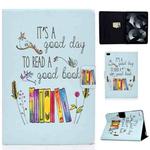 For iPad mini 5 / 4 / 3 / 2 / 1 Voltage Painted Pattern Tablet PC Protective Leather Case with Bracket & Card Slots & Sleep / Wake-up & Anti-skid Strip(Colorful Book)