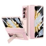 For Honor Magic V2 Shield Series Integrated Folding Phone Case(Pink)