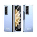 For Honor Magic V2 Integrated AG Matte Folding Phone Case(Blue)