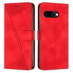 For Google Pixel 9a Dream Triangle Leather Phone Case with Long  Lanyard(Red)