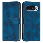 For Google Pixel 10 Pro XL Dream Triangle Leather Phone Case with Lanyard(Blue)