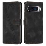 For Google Pixel 10 Pro XL Dream Triangle Leather Phone Case with Lanyard(Black)
