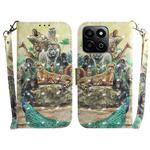 For Honor Play 60 Plus 3D Colored Horizontal Flip Leather Phone Case(Zoo)