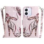 For Honor X60i 3D Colored Horizontal Flip Leather Phone Case(Butterfly High-heeled)