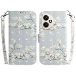 For Honor 400 Global 156.5mm 3D Colored Horizontal Flip Leather Phone Case(Magnolia)