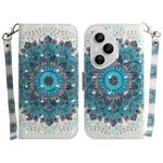 For Honor 400 Pro Global 160.8mm 3D Colored Horizontal Flip Leather Phone Case(Peacock Wreath)