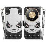 For Honor X70 5G 3D Colored Horizontal Flip Leather Phone Case(Angry Bear)