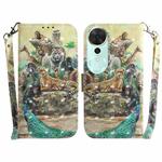 For Honor Play 70 Plus 3D Colored Horizontal Flip Leather Phone Case(Zoo)
