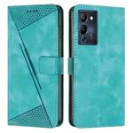 For Infinix Note 12 G96 Dream Triangle Leather Phone Case with Lanyard(Green)