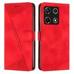 For Infinix Note 30 Pro Dream Triangle Leather Phone Case with Lanyard(Red)