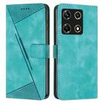 For Infinix Note 30 Pro Dream Triangle Leather Phone Case with Lanyard(Green)