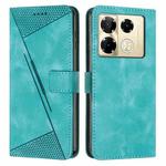 For Infinix Note 40 Pro 4G / 5G Dream Triangle Leather Phone Case with Lanyard(Green)