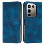 For Infinix Note 50 4G / 50 Pro 4G Dream Triangle Leather Phone Case with Lanyard(Blue)