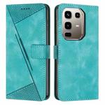 For Infinix Note 50 4G / 50 Pro 4G Dream Triangle Leather Phone Case with Lanyard(Green)