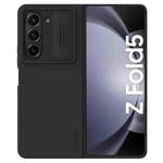 For Samsung Galaxy Z Fold5 NILLKIN CamShield Liquid Silicone + PC Full Coverage Phone Case(Black)