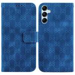 For Samsung Galaxy M14 Double 8-shaped Embossed Leather Phone Case(Blue)