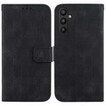 For Samsung Galaxy A54 5G Double 8-shaped Embossed Leather Phone Case(Black)