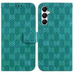 For Samsung Galaxy A05s Double 8-shaped Embossed Leather Phone Case(Green)