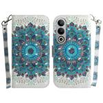 For OnePlus Nord CE4 5G 3D Colored Horizontal Flip Leather Phone Case(Peacock Wreath)