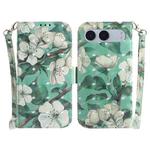 For OnePlus Nord 4 3D Colored Horizontal Flip Leather Phone Case(Watercolor Flower)