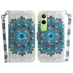 For OnePlus Nord CE4 Lite 3D Colored Horizontal Flip Leather Phone Case(Peacock Wreath)