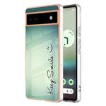 For Google Pixel 6a Electroplating Dual-side IMD Phone Case(Smile)