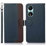 For Honor X5 Plus KHAZNEH Litchi Texture Leather RFID Phone Case(Blue)