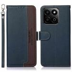 For Honor Play 60 Plus / 200 Smart KHAZNEH Litchi Texture Leather RFID Phone Case(Blue)