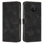 For Nokia G10 / G20 / G30 Dream Triangle Leather Phone Case with Lanyard(Black)