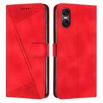 For Sony Xperia 5 VI Dream Triangle Leather Phone Case with Lanyard(Red)