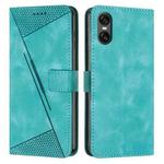 For Sony Xperia 5 VI Dream Triangle Leather Phone Case with Lanyard(Green)