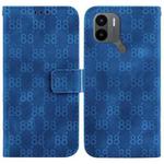 For Xiaomi Redmi A1+ 4G Global/Poco C50 Double 8-shaped Embossed Leather Phone Case(Blue)