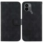 For Xiaomi Redmi A1+ 4G Global/Poco C50 Double 8-shaped Embossed Leather Phone Case(Black)
