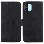 For Xiaomi Redmi A1 / A2 Double 8-shaped Embossed Leather Phone Case(Black)