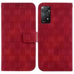 For Xiaomi Redmi Note 11 Pro 4G/5G Global Double 8-shaped Embossed Leather Phone Case(Red)