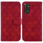 For Xiaomi Redmi Note 11 Global / Note 11S Double 8-shaped Embossed Leather Phone Case(Red)
