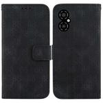 For Xiaomi Poco M4 5G Double 8-shaped Embossed Leather Phone Case(Black)