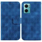 For Xiaomi Redmi Note 11E / Redmi 10 5G Double 8-shaped Embossed Leather Phone Case(Blue)