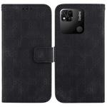 For Xiaomi Redmi 10A Double 8-shaped Embossed Leather Phone Case(Black)