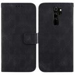 For Xiaomi Redmi Note 8 Pro Double 8-shaped Embossed Leather Phone Case(Black)