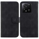 For Xiaomi 13T / 13T Pro / Redmi K60 Ultra Double 8-shaped Embossed Leather Phone Case(Black)