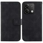 For Xiaomi Redmi Note 13 5G Double 8-shaped Embossed Leather Phone Case(Black)