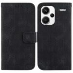 For Xiaomi Redmi Note 13 Pro+ 5G Double 8-shaped Embossed Leather Phone Case(Black)