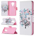 For Nokia 5.3 Colored Drawing Pattern Horizontal Flip Leather Case with Holder & Card Slots & Wallet(Little Tree)