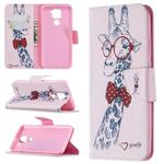 For Xiaomi Redmi Note 9 Colored Drawing Pattern Horizontal Flip Leather Case with Holder & Card Slots & Wallet(Deer)