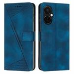 For OnePlus Nord CE3 / CE 3 Lite Dream Triangle Leather Phone Case with Lanyard(Blue)