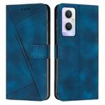 For OnePlus Nord N20 5G Dream Triangle Leather Phone Case with Lanyard(Blue)