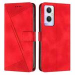 For OnePlus Nord N20 5G Dream Triangle Leather Phone Case with Lanyard(Red)