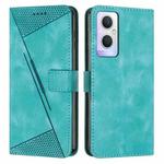 For OnePlus Nord N20 5G Dream Triangle Leather Phone Case with Lanyard(Green)